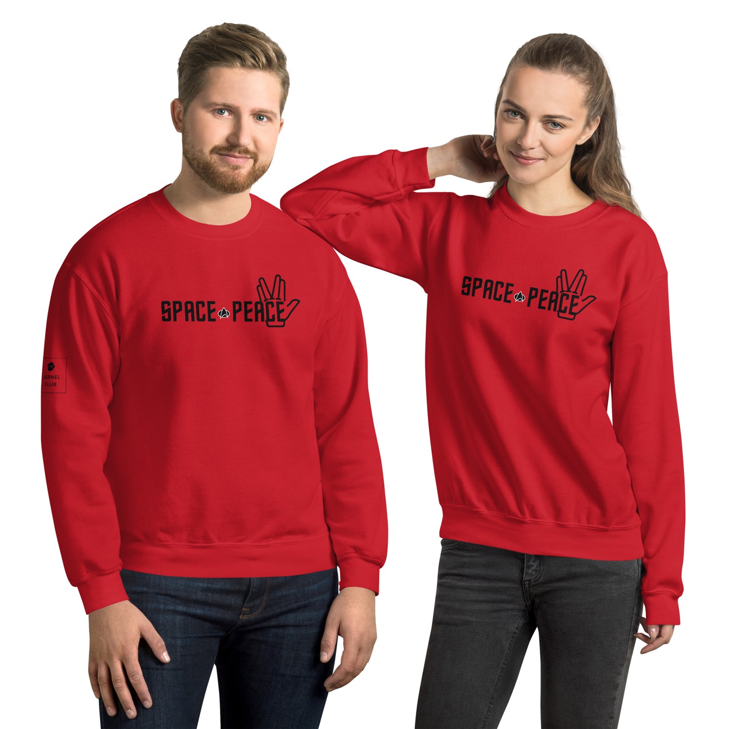 Trekkie Space Peace Unisex Sweatshirt