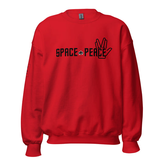 Trekkie Space Peace Unisex Sweatshirt