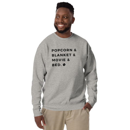 Premium Popcorn & Sweatshirt