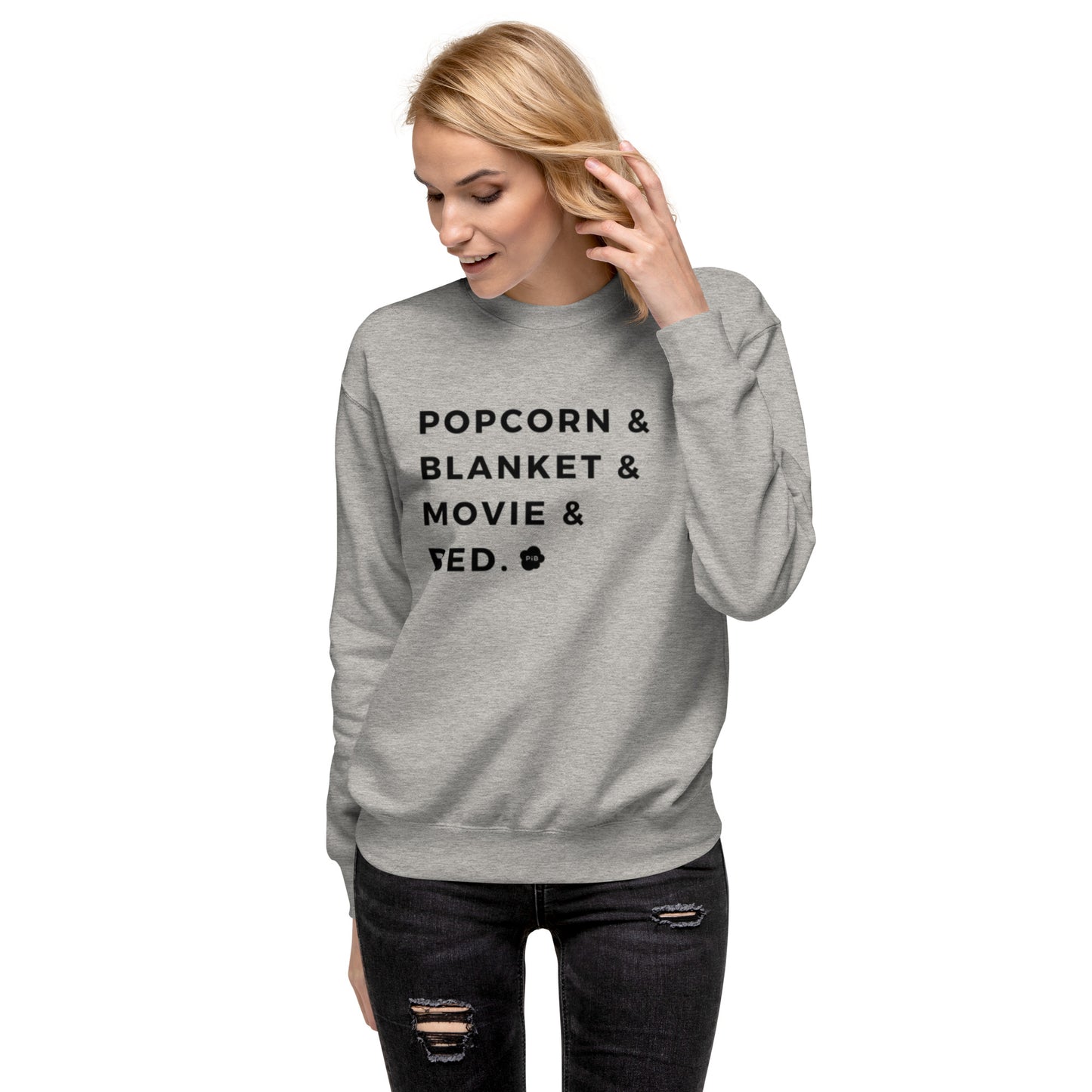 Premium Popcorn & Sweatshirt